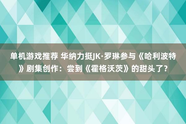 单机游戏推荐 华纳力挺JK·罗琳参与《哈利波特》剧集创作：尝到《霍格沃茨》的甜头了？